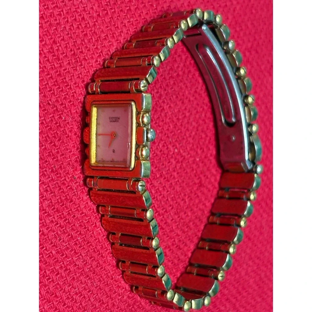 BEAUTIFUL‎ VINTAGE CLASSIC LADIES SIX JEWEL CITIZEN GOLD PLATED WATCH